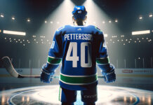 Elias Pettersson, Vancouver Canucks, hockey jersey