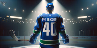 Elias Pettersson Trade Rumors: Teams Circling Canucks Star Elias Pettersson, Vancouver Canucks, hockey jersey