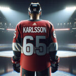 Erik Karlsson Back to Senators? NHL Trade Rumors Swirl Erik Karlsson in Ottawa Senators jersey skating with puck