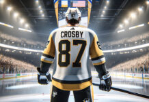 Sidney Crosby discussing his preference for the old 1-to-8 NHL playoff format at All-Star Weekend press conference