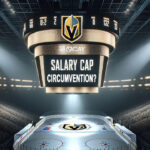 Vegas Golden Knights: Masters of the Salary Cap Shuffle Vegas Golden Knights logo with the text "Salary Cap Circumvention?"