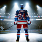 Kaapo Kakko Trade Rumors: Will Rangers Re-Sign Or Move On? Kaapo Kakko in New York Rangers jersey skates with puck.