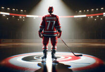 Carolina Hurricanes defenseman Tony DeAngelo on ice during a game