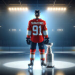 Vladimir Tarasenko celebrates in Florida Panthers jersey