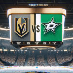 Vegas Golden Knights and Dallas Stars face off in NHL playoff game