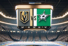 Vegas Golden Knights and Dallas Stars face off in NHL playoff game