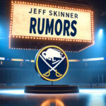 Jeff Skinner Buyout: Sabres Face Tough Decision Buffalo Sabres logo with headline Jeff Skinner rumors