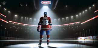 Montreal Canadiens jersey with the name Necas on the back