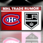 Canadiens-Kings Trade Buzz: Could Dubois Land in Montreal? Montreal Canadiens and Los Angeles Kings logos with the headline: NHL Trade Rumor