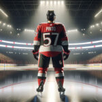 Ottawa Senators Center Shane Pinto celebrating a goal