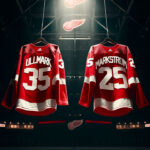 Will the Detroit Red Wings Seek an Upgrade in the Crease this Offseason? Detroit Red Wings general manager Steve Yzerman looks concerned at a game.