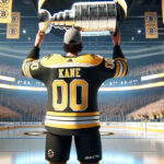 Boston Bruins Eyeing Patrick Kane in NHL Free Agency | NHL Trade Rumors Patrick Kane in a Boston Bruins jersey holding the Stanley Cup over his head