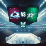 How to Watch Colorado Avalanche vs. Dallas Stars on TV Today Colorado Avalanche and Dallas Stars logos facing off on a NHL scoreboard