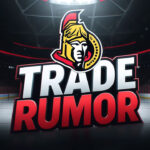 Jakob Chychrun Trade Rumors: Ottawa Senators D-Man on the Move This Summer? Ottawa Senators logo with the words trade rumor below the logo