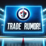 3 Reasons Why Cole Perfetti Could Be an NHL Offer Sheet Target | NHL Trade Rumors Winnipeg Jets logo with the words trade rumor below the logo