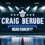 Leafs to Name Craig Berube New Head Coach, Per Dreger | NHL Trade Rumors Toronto Maple Leafs logo with the text Crag Berube head coach? below the logo