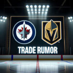 Ehlers for Theodore? Jets & Golden Knights Trade Rumors Swirl Winnipeg Jets and Vegas Golden Knights logos with the words trade rumor below the logos