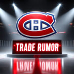 3 Reasons the Montreal Canadiens May Trade Their 2024 First-Round Pick Montreal Canadiens logo with the word trade rumor below the logo