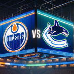 Watch Oilers vs. Canucks Live Today: TV, Streaming, Predictions Edmonton Oilers and Vancouver Canucks logos facing off on NHL scoreboard