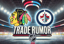 NHL trade rumors between Winnipeg Jets and Chicago Blackhawks involving Nikolaj Ehlers.