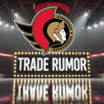 Ottawa Senators Exploring Trade Options for Erik Brannstrom Ottawa Senators logo with the words trade rumor below the logo