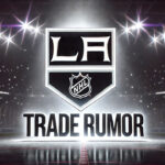 LA Kings logo with the words trade rumor below the logo