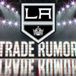 LA Kings Buyout Looms for Pierre-Luc Dubois? LA Kings logo with the word trade rumor below the logo