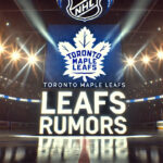 Maple Leafs Close to Locking Up Max Domi for Four More Years Toronto Maple Leafs logo with the words Leafs rumors below the logo