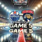 Oilers vs. Panthers Game 5: How to Watch the Stanley Cup Final Showdown Edmonton Oilers, Florida Panthers logo with the words Stanley Cup game 5
