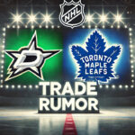 NHL Trade Rumors: Stars, Leafs in Hot Pursuit of Chris Tanev Dallas Stars and Toronto Maple Leafs logos with the words trade rumor below the logos