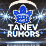 Toronto Maple Leafs logo with the words Tanev rumors below the logo