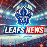 Toronto Maple Leafs Ink Connor Dewar to One-Year Extension Toronto Maple Leafs logo with the the words Leafs news below the logo