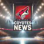 Mat Ishbia’s Bold Move: Bringing the Coyotes Back to Arizona Arizona Coyotes logo with the words Coyotes news below the logo
