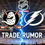 Image featuring the Anaheim Ducks and Tampa Bay Lightning logos side by side with an NHL arena in the background, captured in a widescreen format.