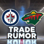 Winnipeg Jets Trade Rumor: Heinola and McGroarty on the Move? Winnipeg Jets and Minnesota Wild logos with the words trade rumor below the logos