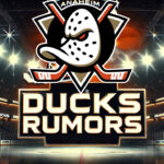 John Gibson Trade Saga: Why Salary Retention Is Key to Unlocking a Deal Anaheim Ducks logo with the words Ducks rumors below the logo