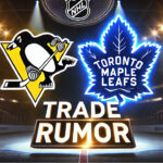 Toronto Maple Leafs and Pittsburgh Penguins Trade Rumors: Kampf and Timmins for Nieto and Ludvig Pittsburgh Penguins and Toronto Maple Leafs logos with the words trade rumor below the logos