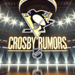 Pittsburgh Penguins logo with the words Crosby Rumors below the logo