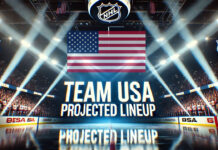 Team USA projected lineup for the 2025 NHL 4 Nations Face-Off Tournament