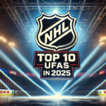 2025 NHL Free Agency Frenzy: Top 10 Unrestricted Free Agents & Rumors NHL logo with the words top 10 UFAs in 2025