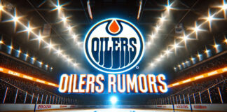 Edmonton Oilers logo with the words Oilers Rumors below the logo