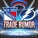 Perbix to Rangers, Robertson to Lightning? Analyzing the Potential NHL Trade New York Rangers and Tampa Bay Lightning Lightning logos with the words trade rumor below the logos