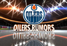 Edmonton oilers logo with the words Oiler Rumors below the logo
