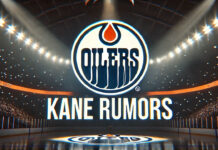 Edmonton Oilers logo with the words Kane Rumors
