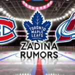 Filip Zadina PTO: Canadiens, Leafs, Avalanche Vying for Former Top Pick Montreal Canadiens, Toronto Maple Leafs, Colorado Avalanche logos with the words Zadina Rumors below the logos