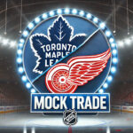 Marner for Seider: Analyzing the Potential Blockbuster Trade Toronto Maple Leafs and Detroit Red Wings logos with the words Mock Trade below the logos