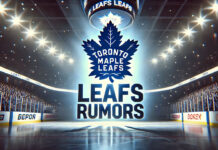 Toronto Maple Leafs logo with the words Leafs Rumors below the logo