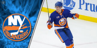 Islanders Face Tough Decision on Brock Nelson’s Future Brock Nelson in an Islanders jersey, skating with the puck.