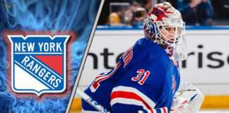 Igor Shesterkin in action for the New York Rangers