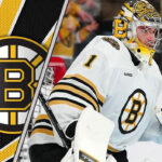 Jeremy Swayman & Bruins: Contract Impasse Deepens Jeremy Swayman in Boston Bruins uniform, looking determined during an NHL game